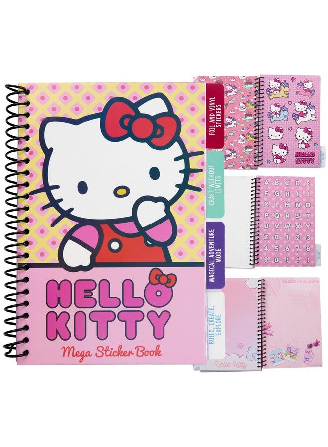 Hello Kitty Hello Kitty Sticker Book for Girls Teens with 28 Sticker Sheets, 400+ Stickers for Scrapbooking, Kawaii Art Activity Set, Anime Gifts for Her - Image 1