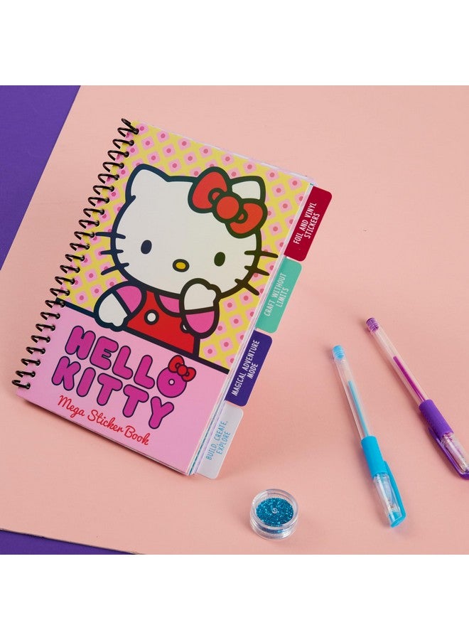 Hello Kitty Hello Kitty Sticker Book for Girls Teens with 28 Sticker Sheets, 400+ Stickers for Scrapbooking, Kawaii Art Activity Set, Anime Gifts for Her - Image 3