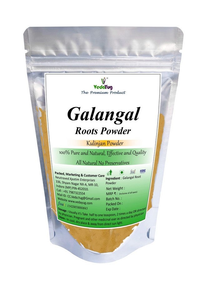 VY VedaYug Kulanjan Powder, Best A Grade Galangal Root, 100G - Image 1