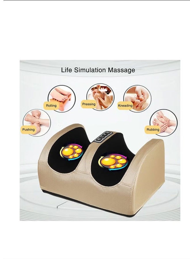 Electric Foot & Calf Massager with Heating - Portable Mini Massager for Pain Relief, Relaxation, Diabetic Neuropathy & Swelling - Image 2