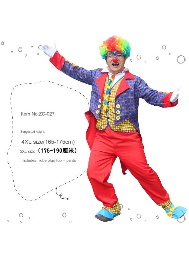 Loquat Adult Clown Costume - The Perfect Choice for Carnival Parties