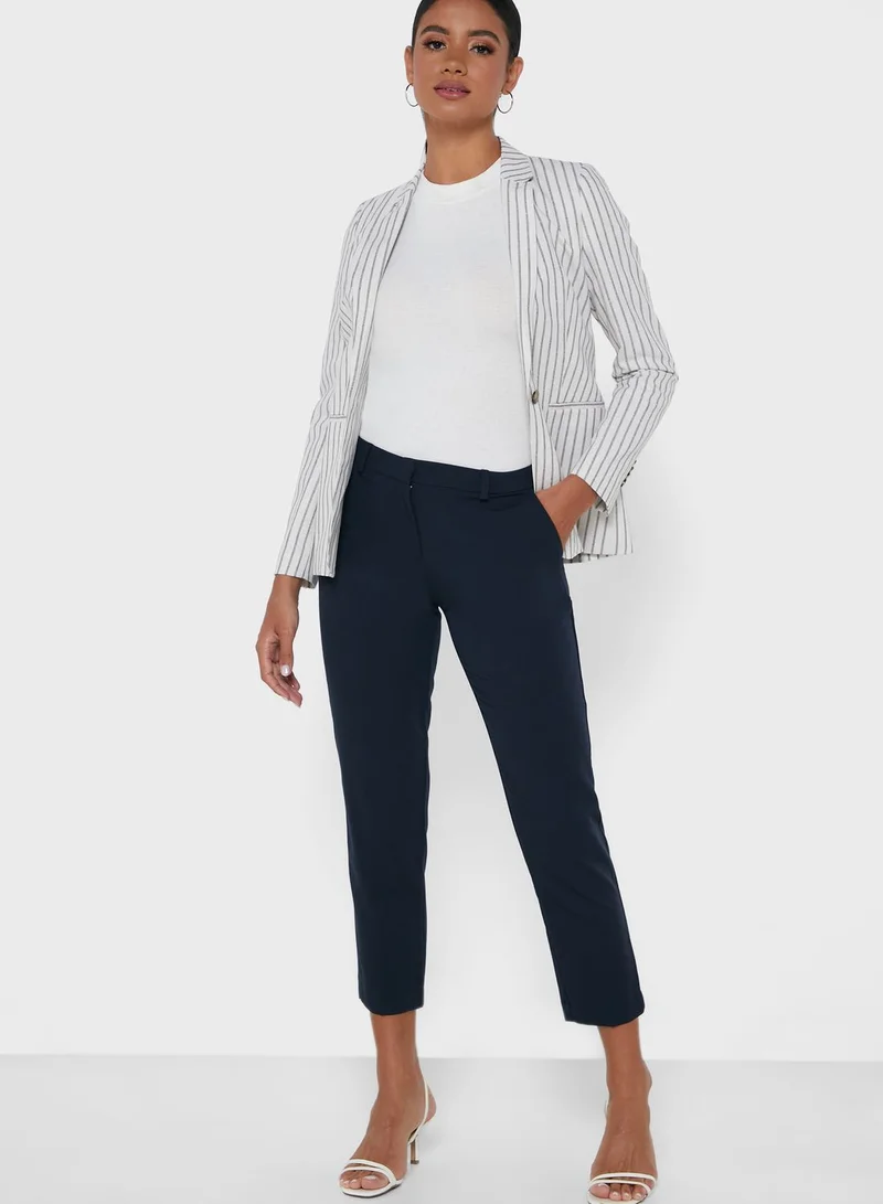 Sacoor Brothers Striped Tailored Blazer