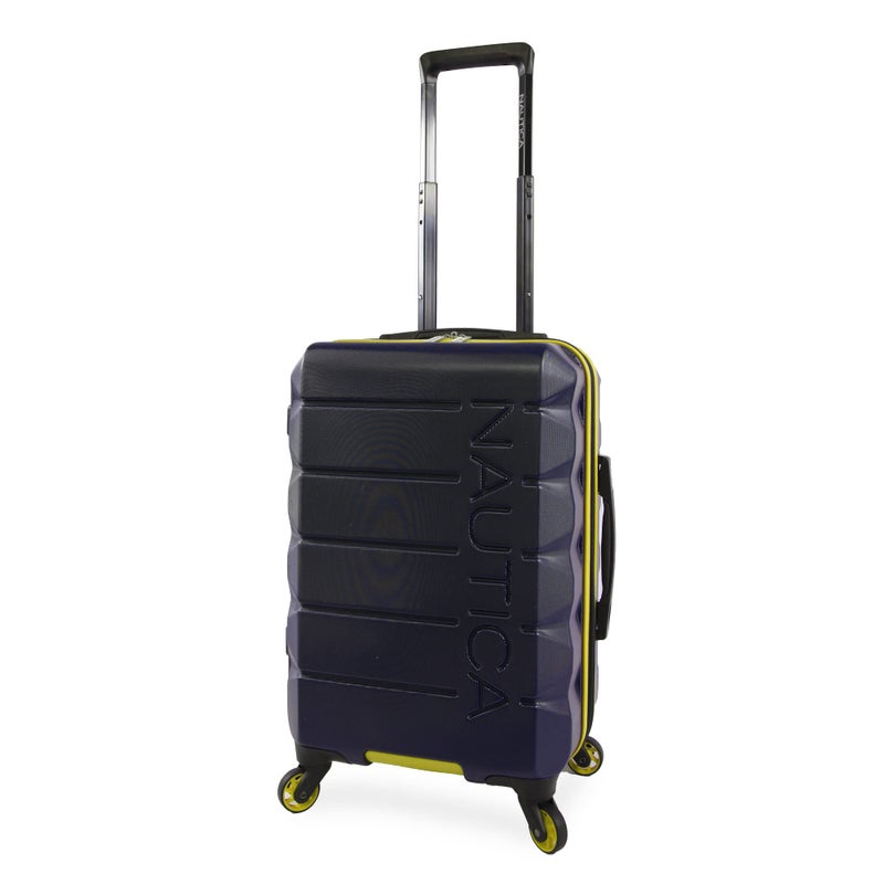 NAUTICA Nautica Lightview 3pc Hardside Luggage Set, Navy/Yellow  - Image 2