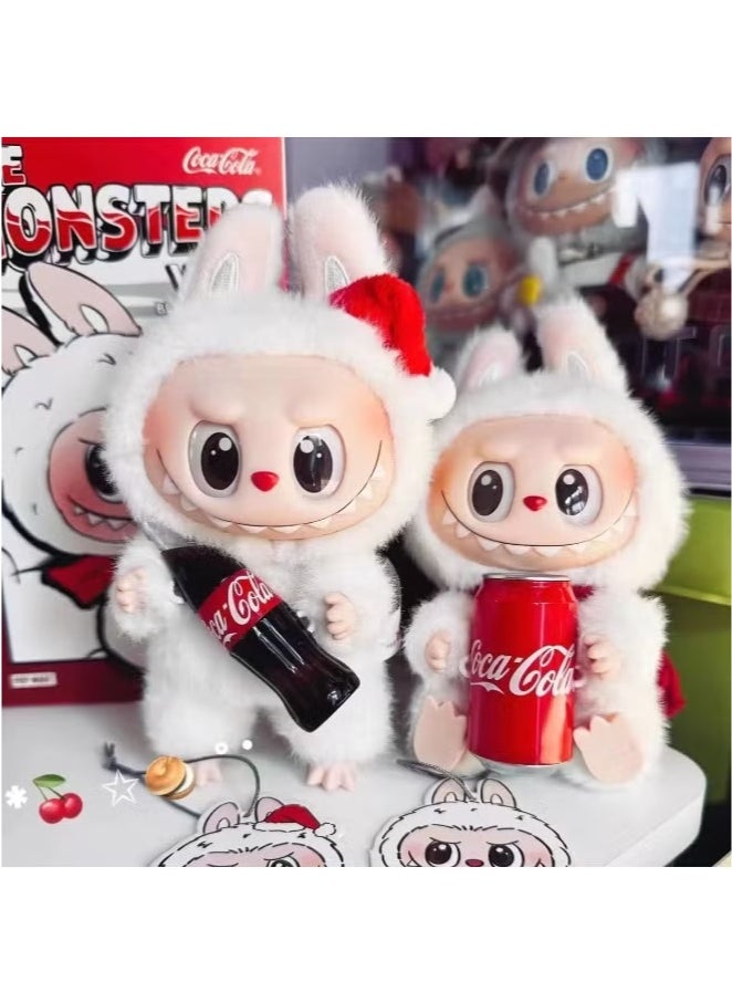 LABUBU 2-pack Coke Style - Labub Macaroon Vinyl Plush Doll, Doll Pendant, Perfect Match with Labub's Clothing  - Image 2