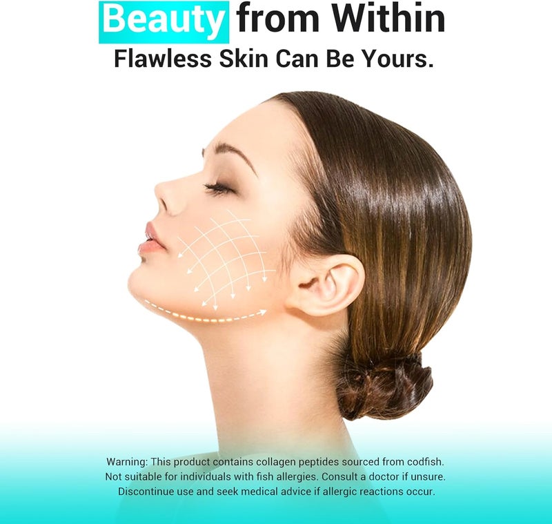 DrBioCare Collagen Peptides for Women Beauty Vitamin  Mineral SupplementContains Vitamin D3 Probiotics for Women  Collagen PeptidesVitamin EVitamin B Complex 120 Tablets - Image 2