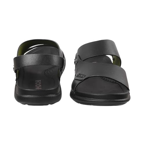 Mochi Men Black Casual Synthetic Sandals Uk/8 Eu/42 (18-180) - Image 5