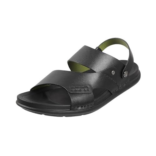 Mochi Men Black Casual Synthetic Sandals Uk/8 Eu/42 (18-180) - Image 1