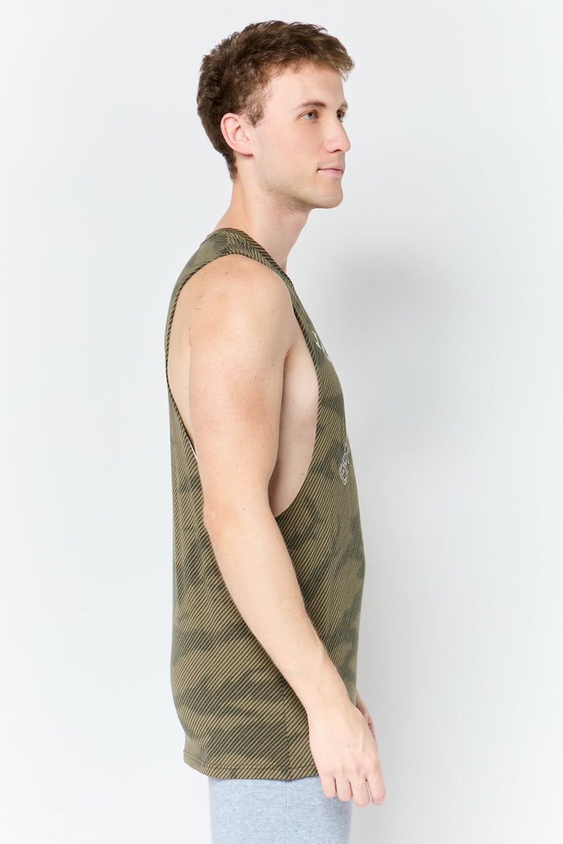 UNDER ARMOUR Men Sportswear Fit Sleeveless Training Tank Top, Multicolor - Image 3