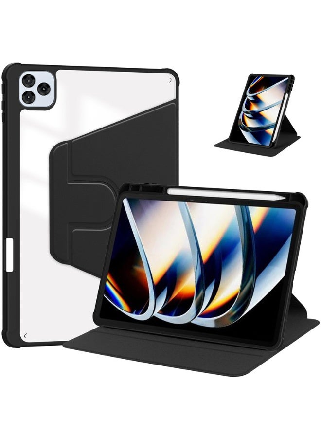 general Compatible with Itel Vista Tab 10 / Itel Vista Tab 11 10.1 Inch Case with Pen Holder, 360 Degree Swivel Stand Folio Flip Smart Tablet Cover with Auto Sleep/Wake - Image 1