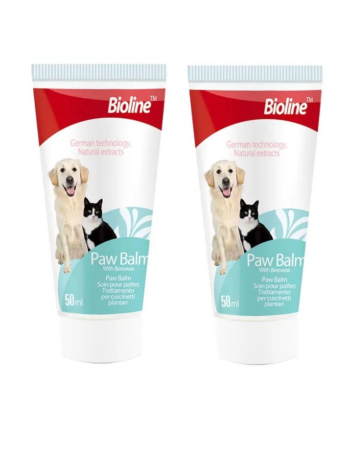 Bioline بلسم العناية بالمخالب للقطط والكلاب 2X50 مل - Image 1