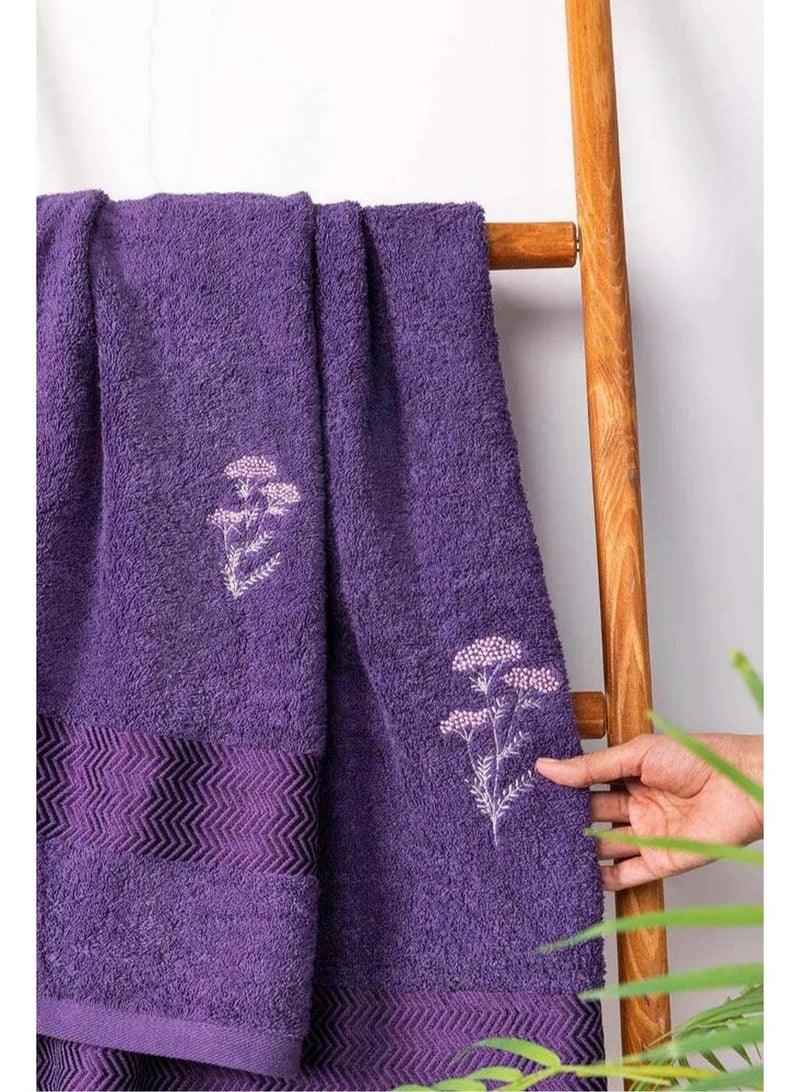 Ideas Crimson Combed 3pcs Embroidered Towel Set - Image 3