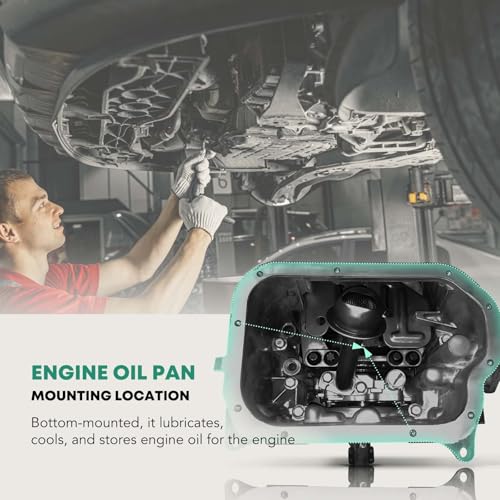 YHTAUTO Engine Oil Pan and Drain Plug Replacement for 2007-2010 Honda Odyssey 2006-2008 Pilot Ridgeline 2003-2006 Acura MDX (V6 3.5L Only) - Image 5