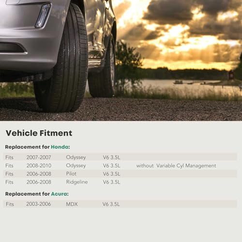 YHTAUTO Engine Oil Pan and Drain Plug Replacement for 2007-2010 Honda Odyssey 2006-2008 Pilot Ridgeline 2003-2006 Acura MDX (V6 3.5L Only) - Image 2