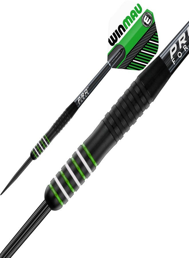 WINMAU Rookie Green Steeltip Brass Darts Set | Single or Multi Sets | Includes Flights and Shafts (Stems) | Exclusive Darts Booklet | Blue, Red and Green | - Image 3