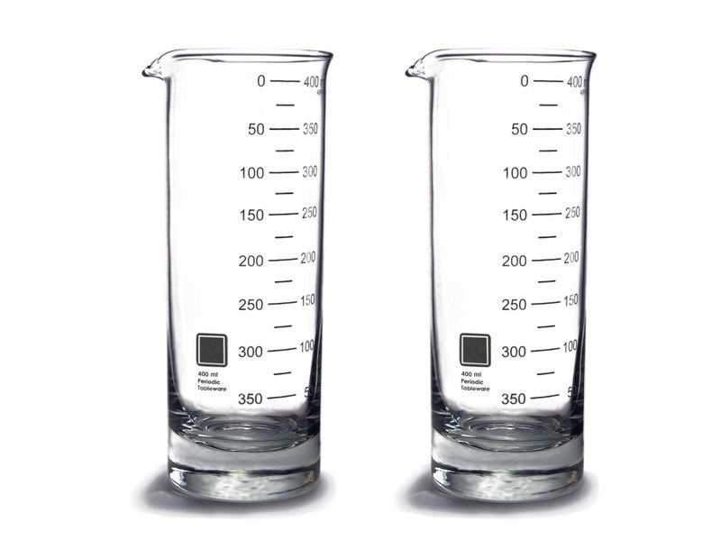 Periodic Tableware Laboratory Beaker Highball Glasses - Image 1
