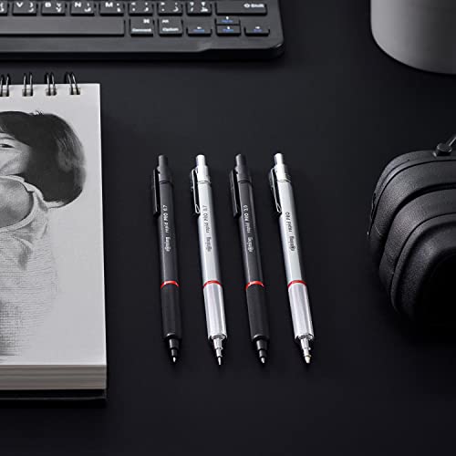 Rotring رورينج رابيد برو قلم رصاص ميكانيكي، 0.5 مم، فضي - Image 5