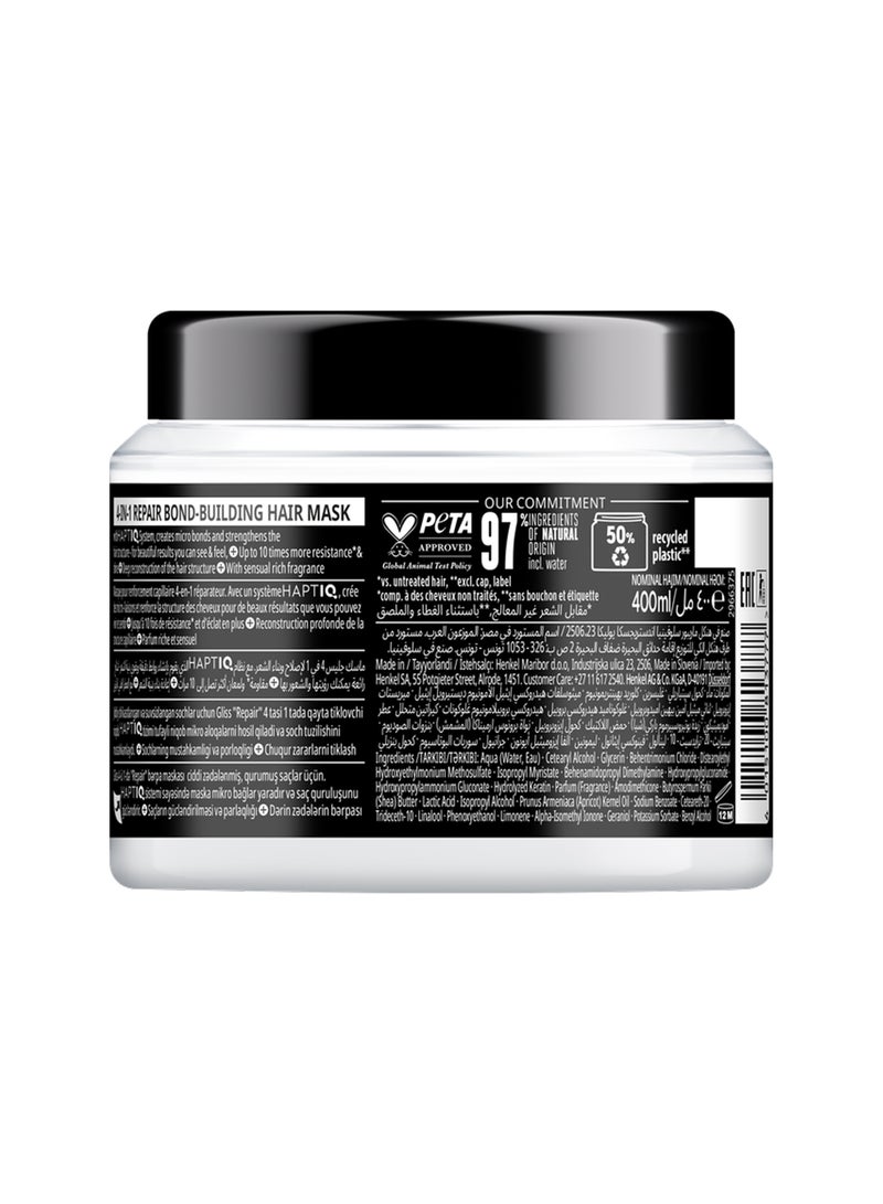 Gliss 4-In-1 Repair Bond-Building Hair Mask 400ml - Image 2