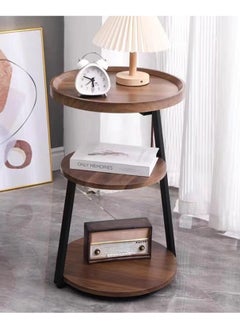 DubaiGallery Multi-Layer Sofa Coffee Tables, Luxury Italian Light Simple Tables for Home and Living Room, Small Round Table  - Image 2