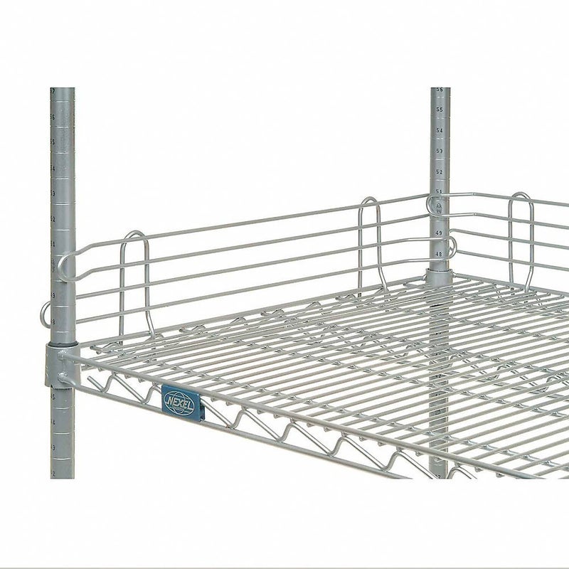 Wire Shelf Ledge, 42"W x 4"H, Chrome
