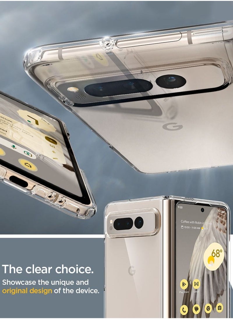 Spigen - غطاء حماية Ultra Hybrid لهاتف Pixel Fold (2023) - شفاف للغاية - Image 1