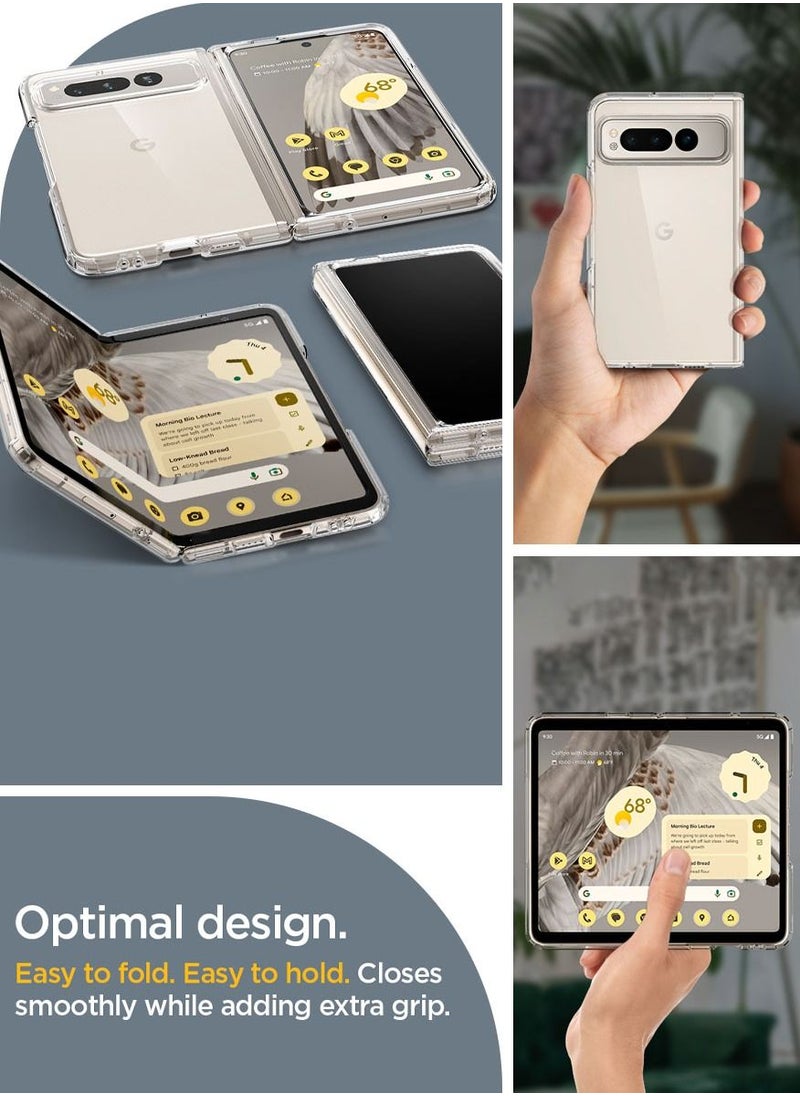 Spigen - غطاء حماية Ultra Hybrid لهاتف Pixel Fold (2023) - شفاف للغاية - Image 1