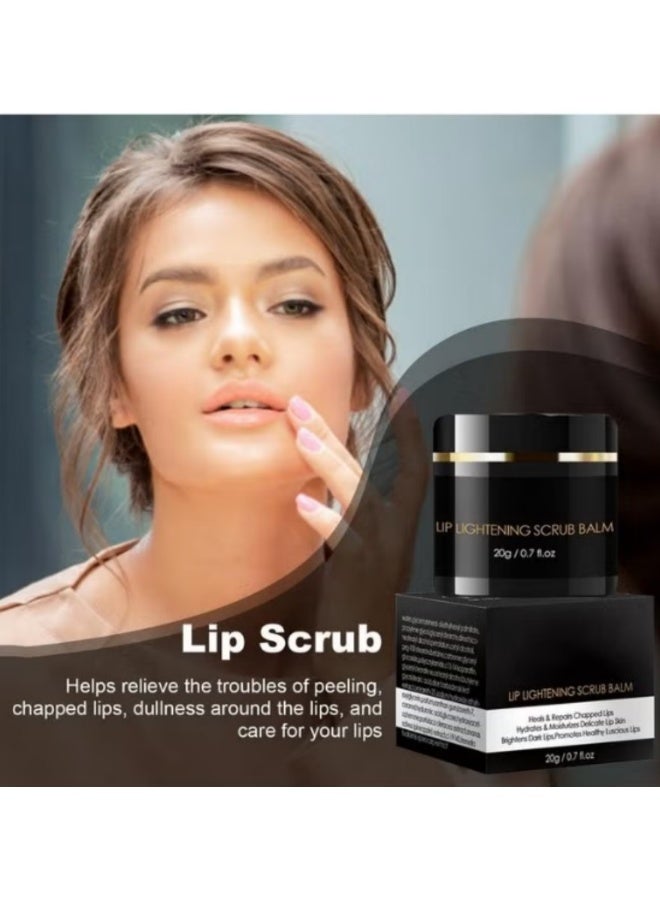 Yoxier Lip Scrub For Dry Lips 20G ，Lighten Dark Lips For Men Women Natural Balm Moisturizer Exfoliator Sleeping  ，Lip Exfoliator And Moisturizer For Dry Chapped Lips  ﻿ - Image 4