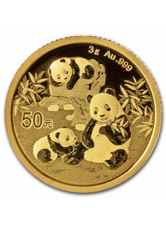 ABConcept Panda 2025 Gold 3 gram coin 9999 Carat  - Image 1