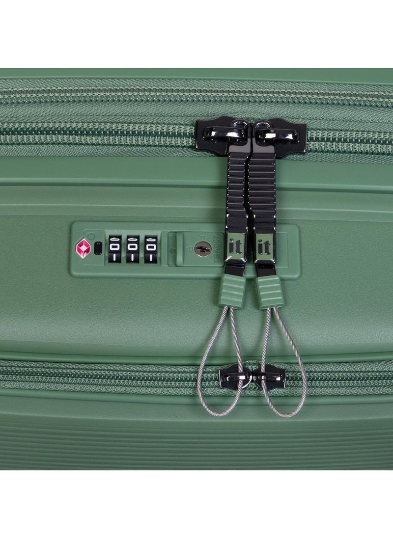it Luggage it luggage Unanimous, Unisex Polypropylene Material Hard Case Luggage, 8x360 degree Spinner Wheels, Expandable Trolley Bag, TSA Type lock, SKU 15-3108-08, Lightweight Suitcase - Green Tea  - Image 5