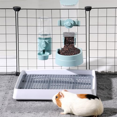 Oncpcare 10Pcs 11” x 11” Guinea Pig Pads Washable, Reusable Guinea Pig Fleece Cage Liners, Soft Warm Rabbit Sleep Mat Blanket Bed (Grey) - Image 5