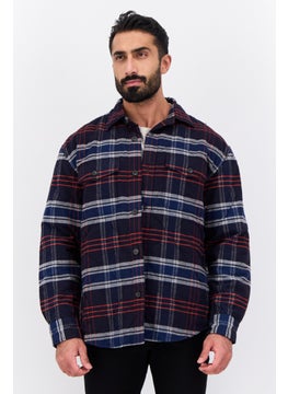 Men Plaid Jacket Shirt, Evening Blue Combo - pzsku/ZB77B592420844FB9C429Z/45/_/1738937584/4e1eab52-60c8-4642-ba75-3a0e640d5758