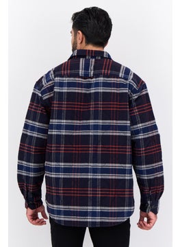 Men Plaid Jacket Shirt, Evening Blue Combo - pzsku/ZB77B592420844FB9C429Z/45/_/1738937587/8d4b0443-8124-4a34-8dba-47bf8e99e399