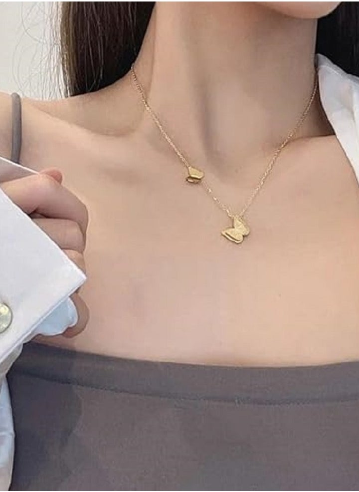 MANIKAN - Elegant Necklace Decorated with Stainless Steel Butterfly Pendant Simple Fashion Necklace manikanWomen's Gifts Accessories - Image 1