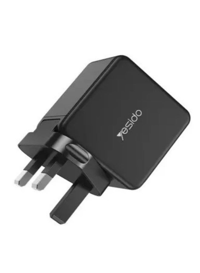Yesido Gan 3 In 1 Combo 65W Mini Quick Charger - Image 2