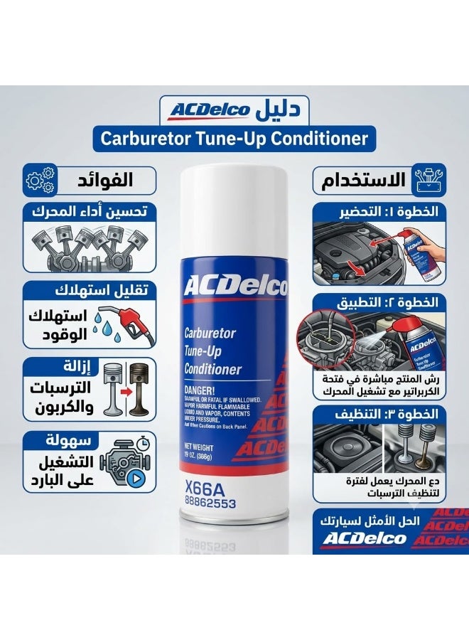 ACDelco Professional Grade Carburetor Cleaner Removes Carbon and Dirt  and Improves Combustion. - Image 2