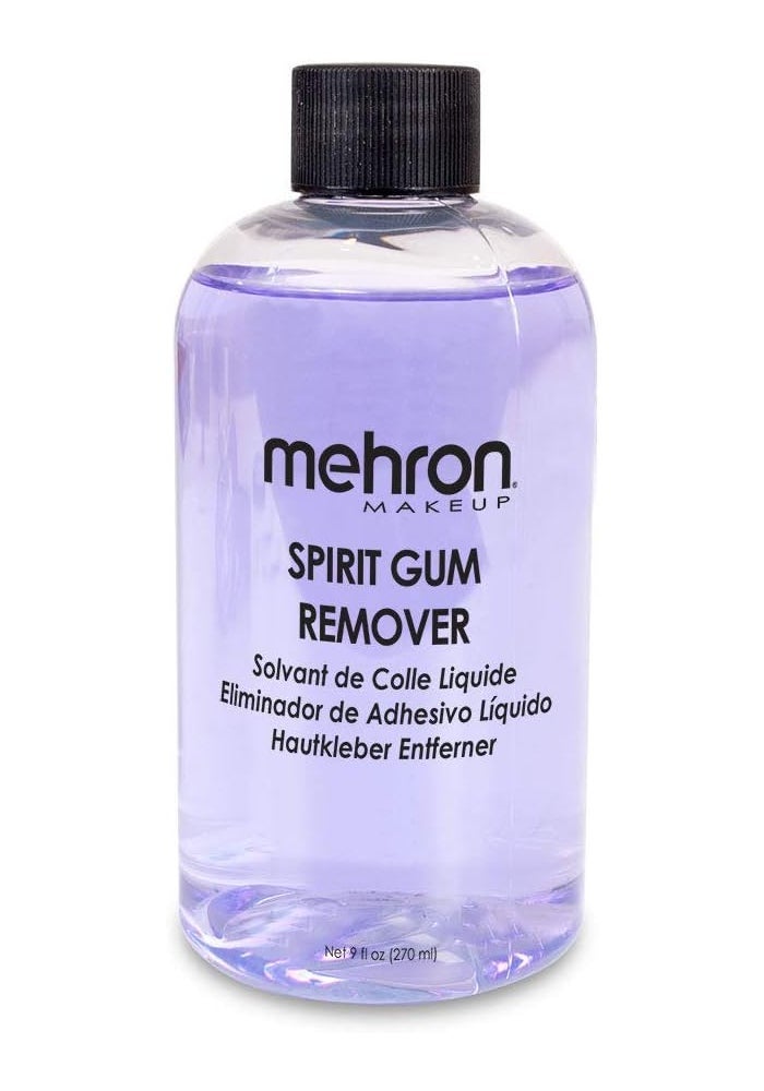 Mehron Makeup Spirit Gum Remover - 9 oz Liquid Adhesive Remover - Image 1