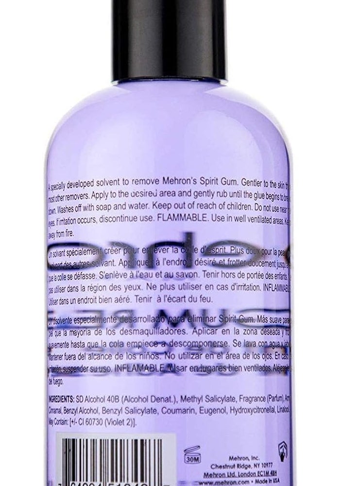Mehron Makeup Spirit Gum Remover - 9 oz Liquid Adhesive Remover - Image 2