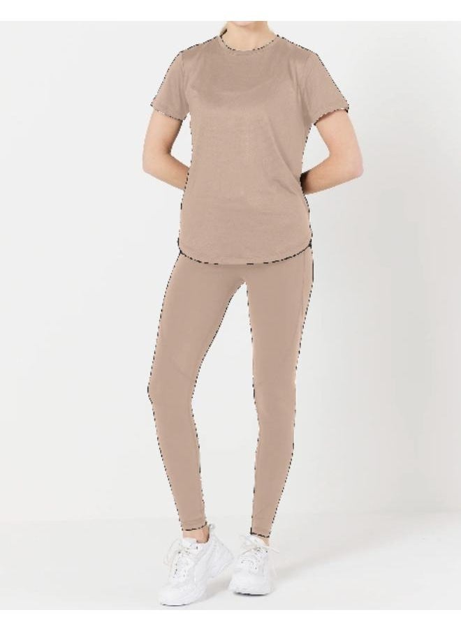 Generic Women's Sportswear Workout Set Pullover T-48  - Image 1