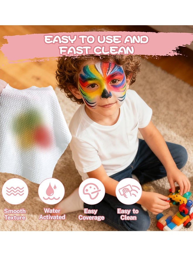 Face Paint Crayons, 12 Colors Face Paints for Children Halloween Make Up Set, Washable Make Up Set Body Painting for Boys Girls, Non Toxic, Party Cosplay Face Paint Crayons for Ages over 3 - Image 2