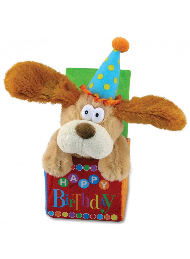 Cuddle Barn 12" Flappy Birthday Animated Plush Puppy Dog Singing "Happy Birthday" - Image 2