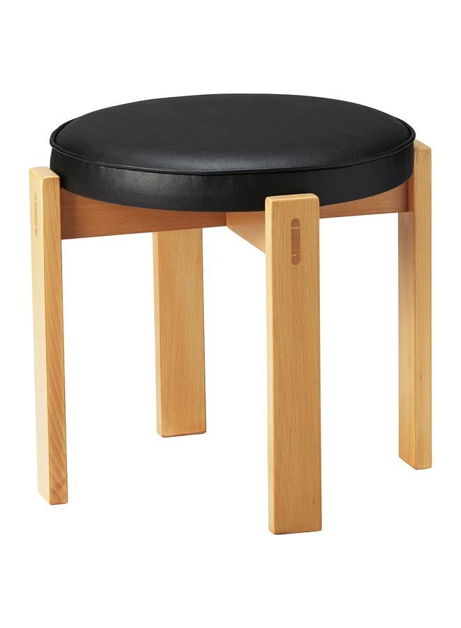 erorex Stool, beech/Jonsbyn black - Image 1