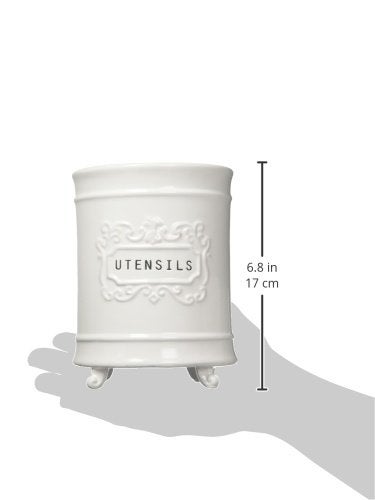 مد باي Mud Pie Circa Otensil حامل سيراميك 6.5 "" X5 "" أواني DIA - Image 4