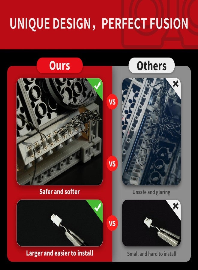 BRIKSMAX 2.0 Light Kit Compatible with LEGO-40699 Retro Record Player Building Kit, Creative DIY LED Lighting Accessories, Decorative Model Kit (Not Included Lego Set) - Image 4