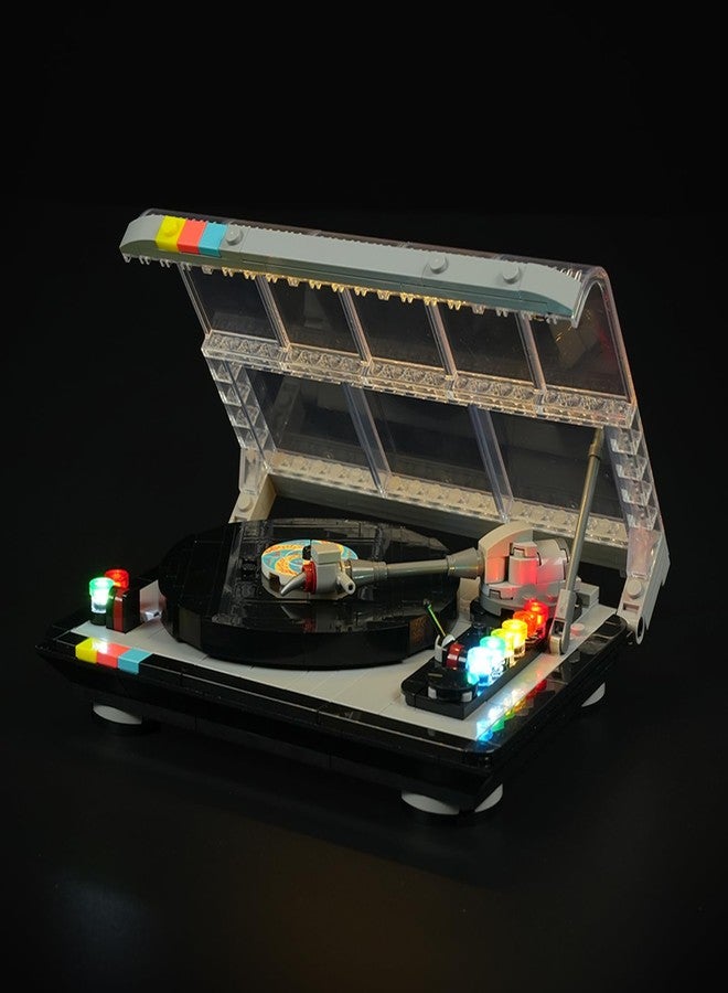 BRIKSMAX 2.0 Light Kit Compatible with LEGO-40699 Retro Record Player Building Kit, Creative DIY LED Lighting Accessories, Decorative Model Kit (Not Included Lego Set) - Image 1