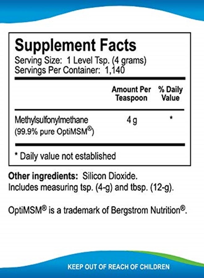 Kala Health MSMPure MSM - 10 lb Fine Powder Crystals, 99.9% Pure Distilled Organic Sulfur Crystals for Joint Health, Skin & Hair, Made in The USA - Image 2