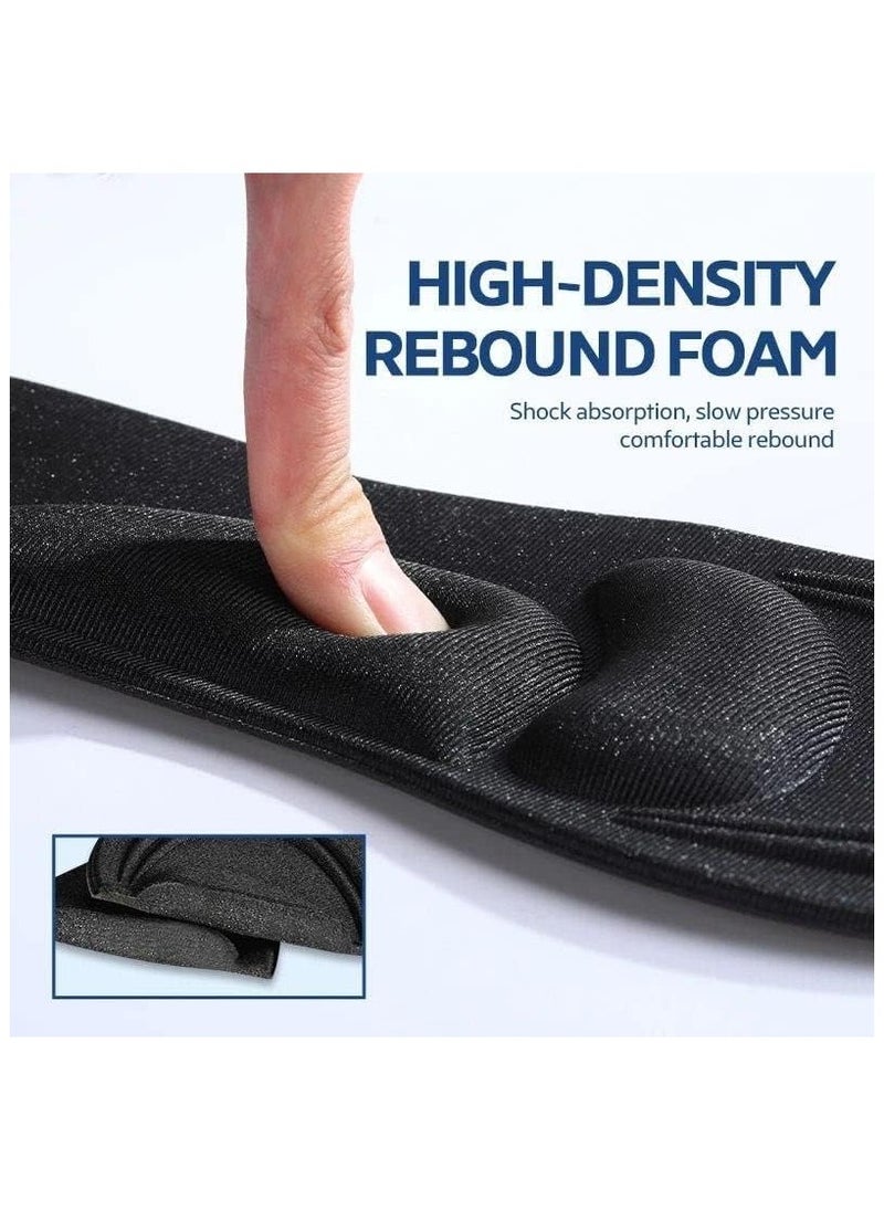 Generic Black Shoe and heel cushion insert pad foam shoe insoles, for loose shoes sore relief comfortable unisex universal fit  - Image 2