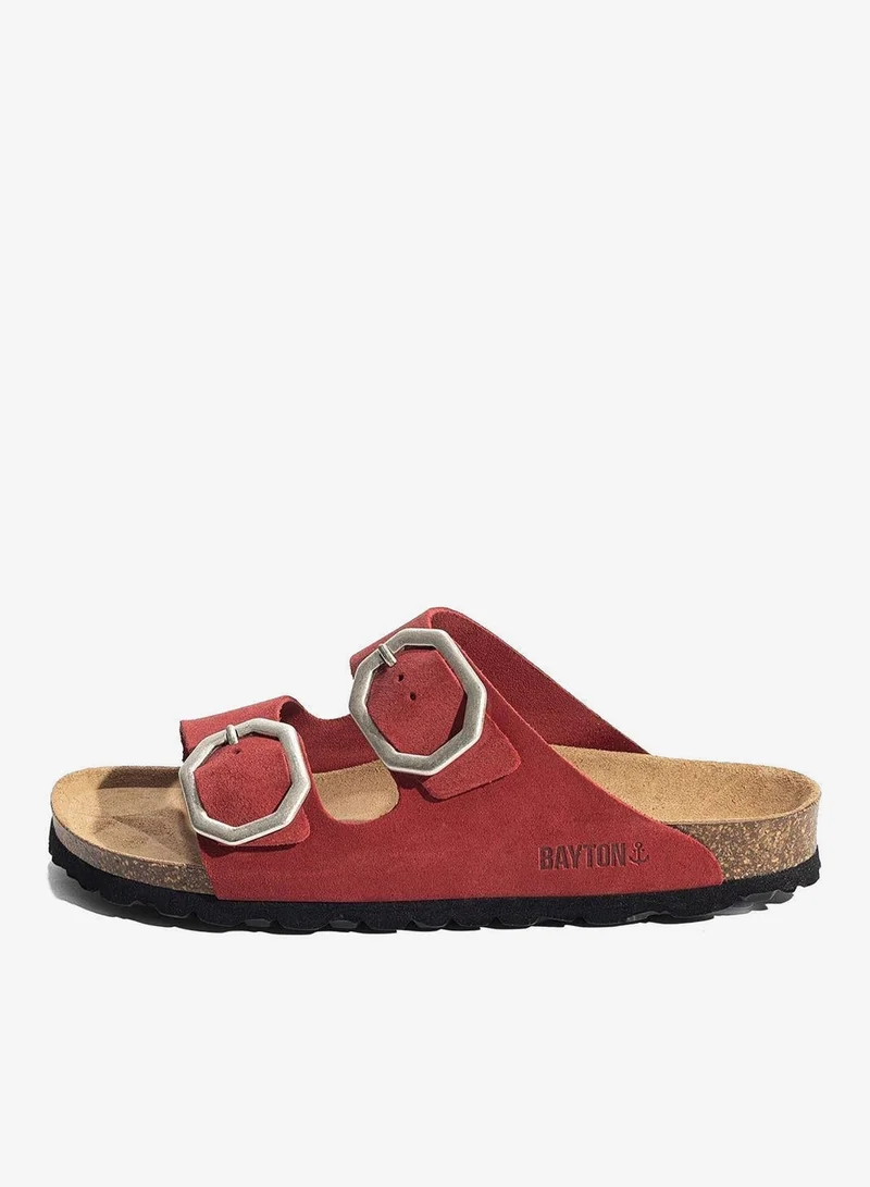 BAYTON Atlas Leather Flat Sandals