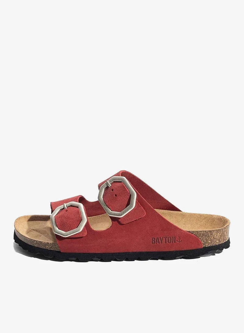 BAYTON  Atlas Leather Flat Sandals for Women | Best Price UAE