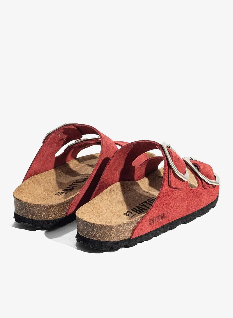BAYTON  Atlas Leather Flat Sandals for Women | Best Price UAE