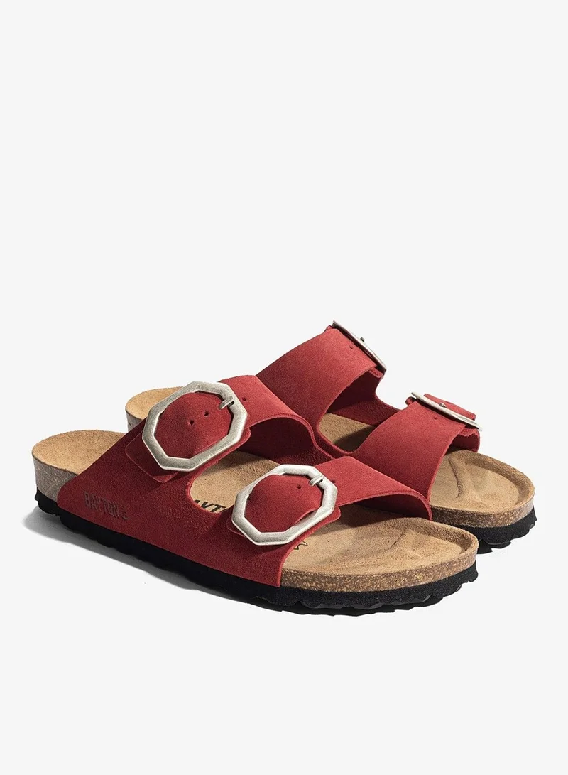 BAYTON  Atlas Leather Flat Sandals for Women | Best Price UAE