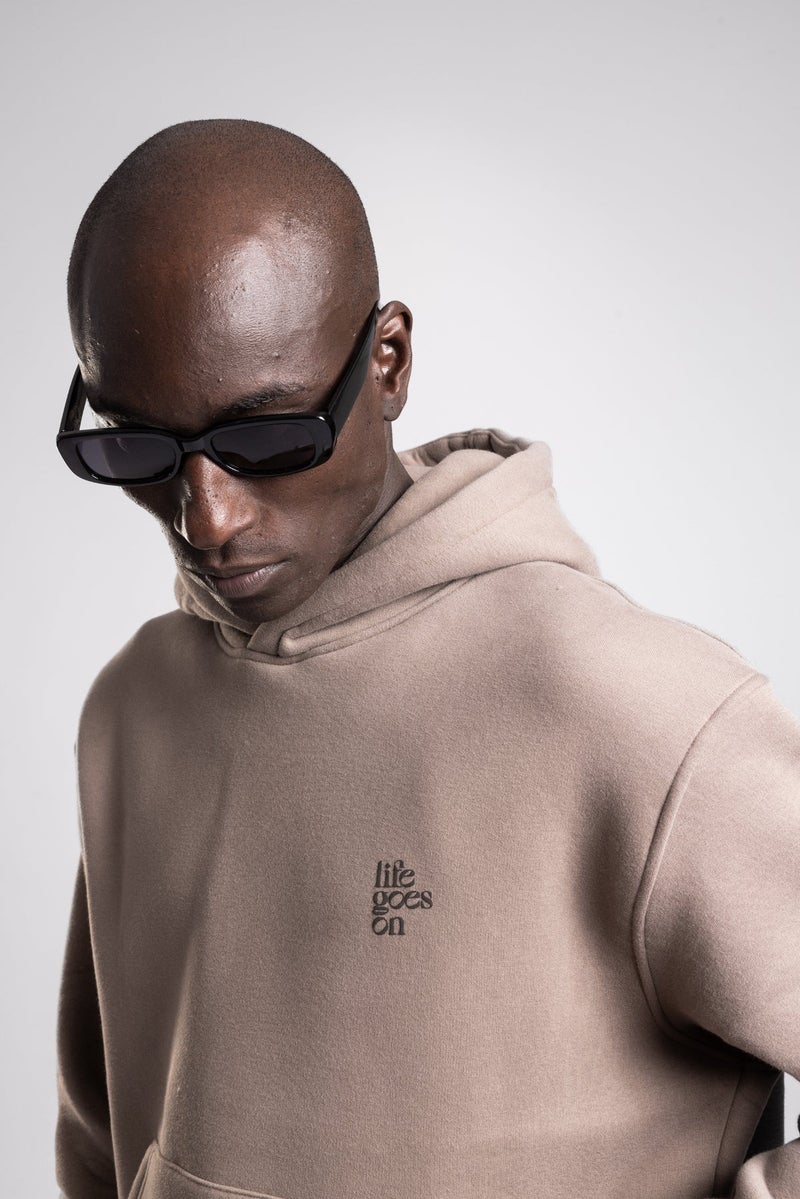 Catch Embossed Printed Hooded Sweatshirt - Image 2